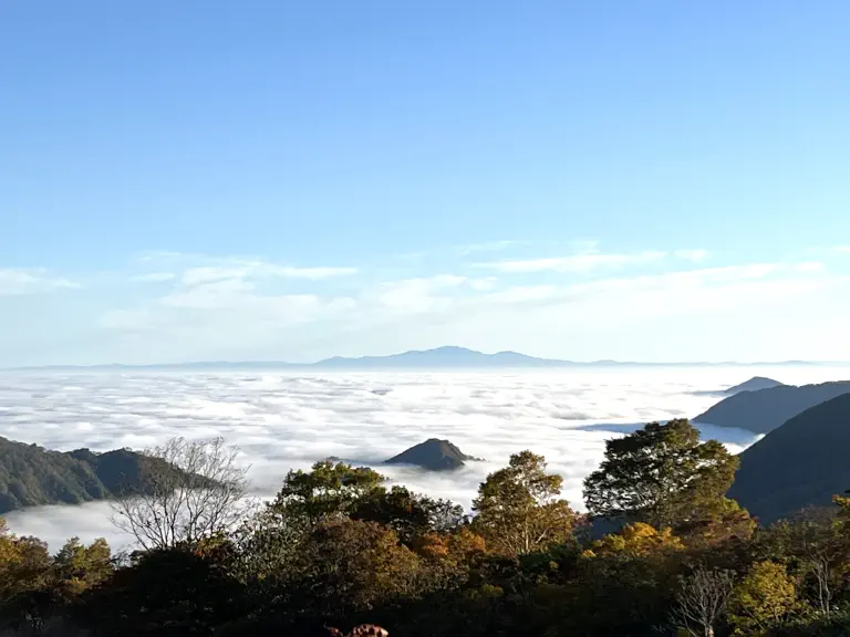 須川からの雲海